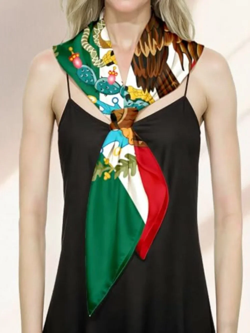 Luxury Satin Feel Square Head Scarf 27.5x27.5 Silk Like Wrap for Women